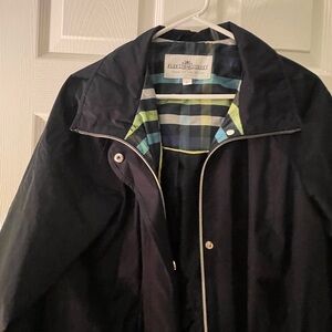 Fleet Street Women’s Short Trench Rain Coat Size L